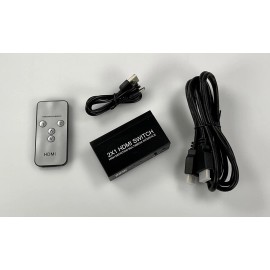 Quality Direct HDMI 2x1 Switch with HDMI cable