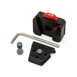 YAAAM S-QR Series Camera (1/4 Screw) for GoPro Tripod Quick Shoe Quick Release Plate Bracket Small Easy Installation and Removal Various Accessories (Pro Base Set, Pset12: Pro Base (P1) + 1/4 Plate (P2))