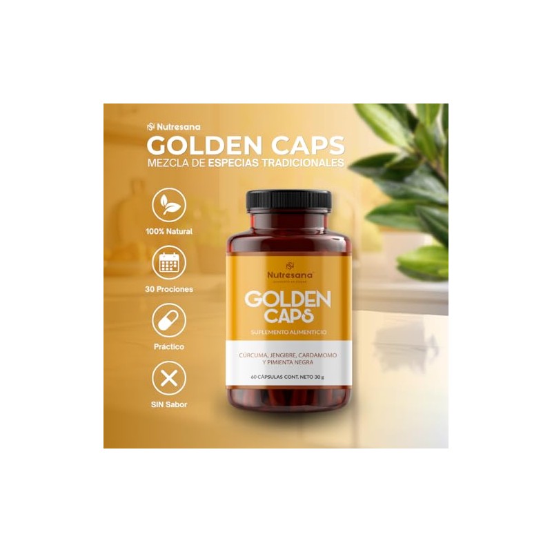 NUTRESANA QUERERTE ES PODER - NUTRESANA Golden Caps | Suplemento