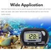 (2 Pack) LCD Fish Tank Aquarium Thermometer, T Tersely Digital