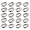LEONTOOL 20pcs M6 304 Stainless Steel Thimble 1/4 Inches Diameter