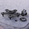 AIMALL 4Set Car Mat Fixed Buckle Set, Anti-Slip Double-Layer Plastic