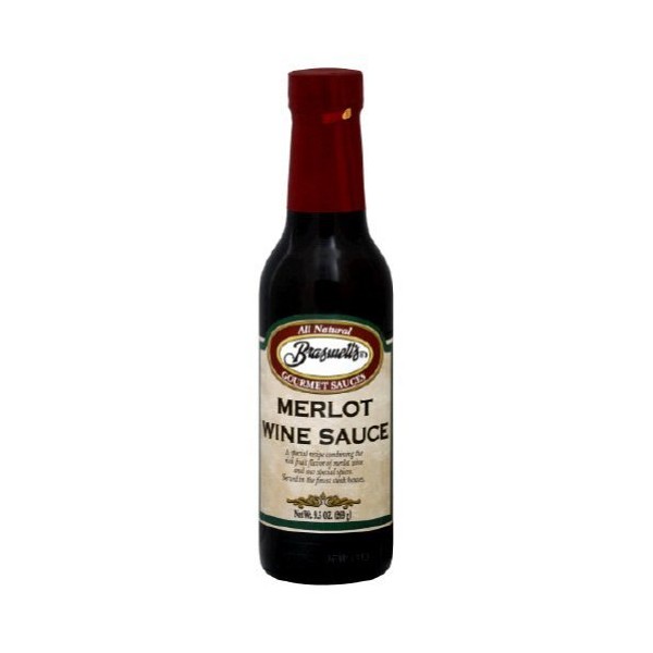 Braswell's Merlot Wine Sauce 9.5fl.oz (Pack of 2)