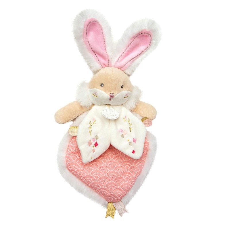 Doudou et Compagnie DC3489 Rabbit of Sugar Rose Doudou, Pink