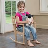 Lehman's Eli & Mattie Amish Handcrafted Little Child Wooden Rocking