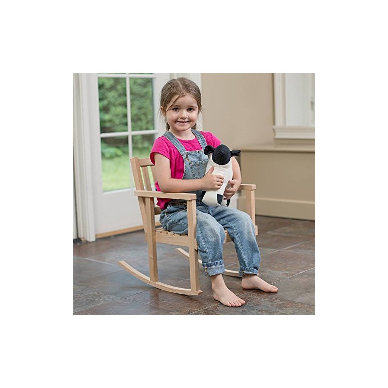 Lehman's Eli & Mattie Amish Handcrafted Little Child Wooden Rocking