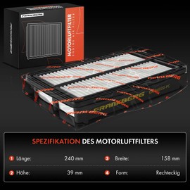 Frankberg 2 x Air Filter Compatible with CR-V IV RM 2.0L Petrol/Diesel 2012-2024 Replace# 17220R6AJ00