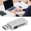 USB Flash Portable White Plastic Push Pull Flash Disk for