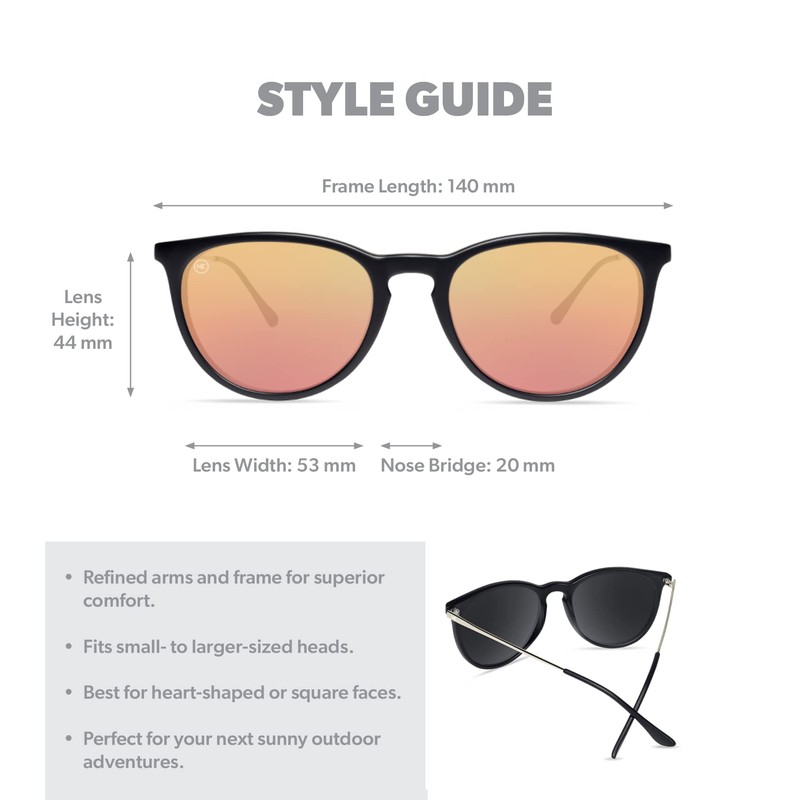 Mary Janes Sunglasses Black / Rose Gold