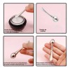 Mini Espátula Cosmética 4 Pzs Cuchara De Belleza