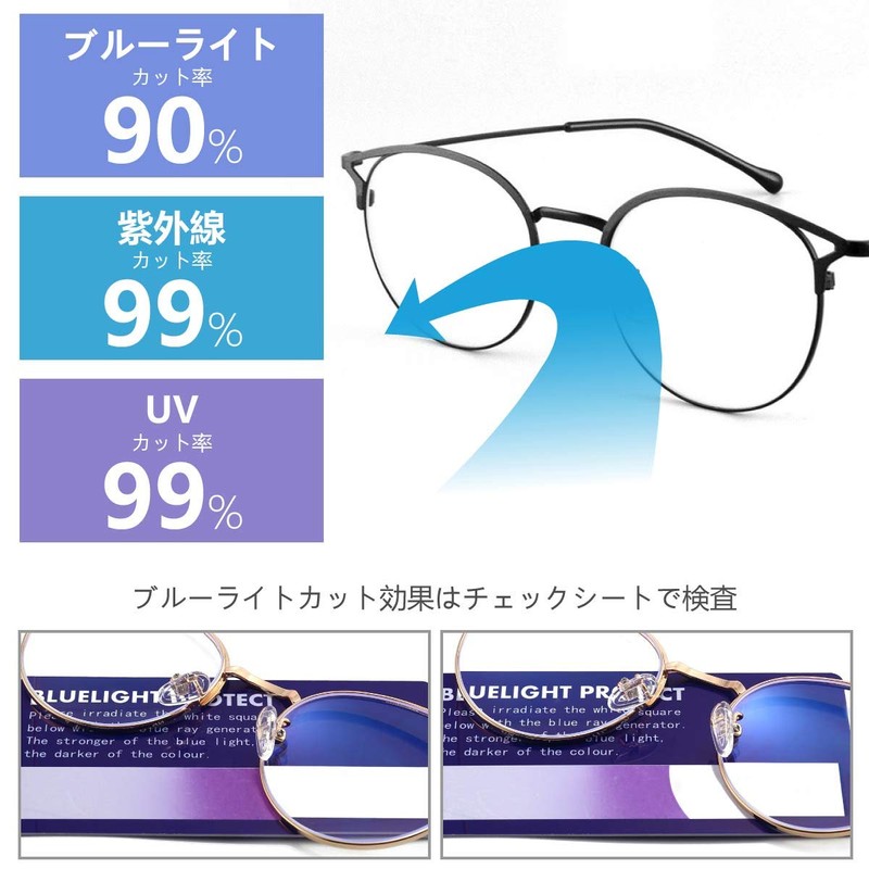 Dollger Blue Light Blocking Glasses, Computer Glasses, Blue Light Reduction,