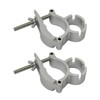 Hecis Background Stand Universal Crassbar Clamp, Drape Support Clamps 2