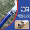 60-Piece All-inclusive Hose Clamp Combo Kit, Adjustable 1/4" - 1-1/2"