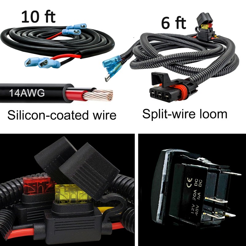 10ft. Pulse Power Bus Bar Plug & Play Wire Harness
