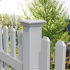 4"x4" New England Post Top, White