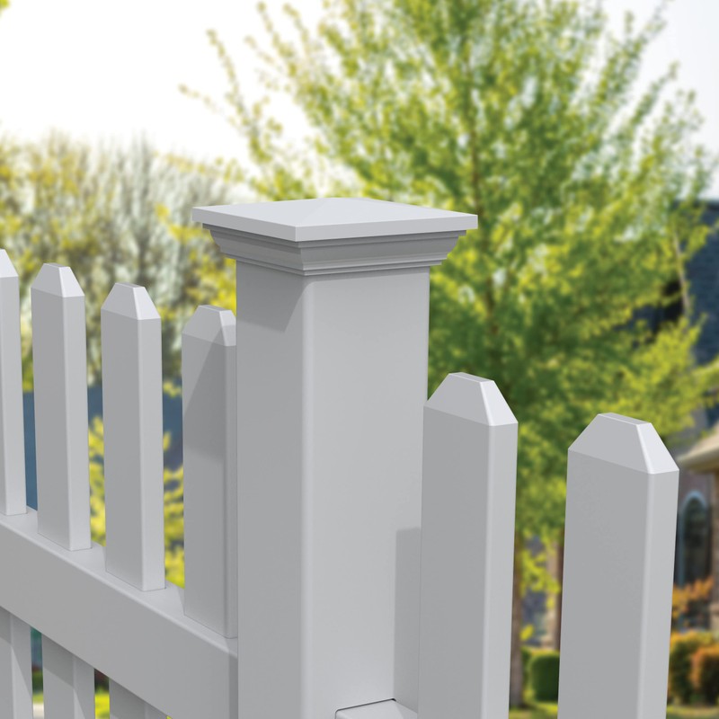 4"x4" New England Post Top, White
