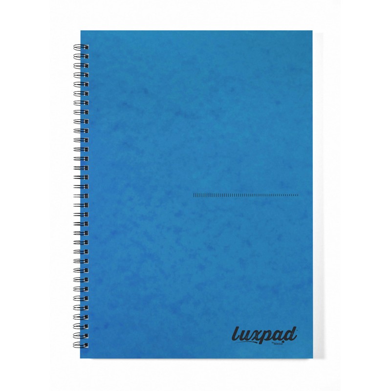 Luxpad 120 Page A4 FSC Wirebound Notebook with Durable Pressboard