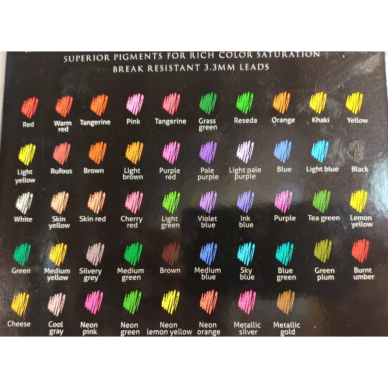 Leader Premium Colored Pencils, 48 Count