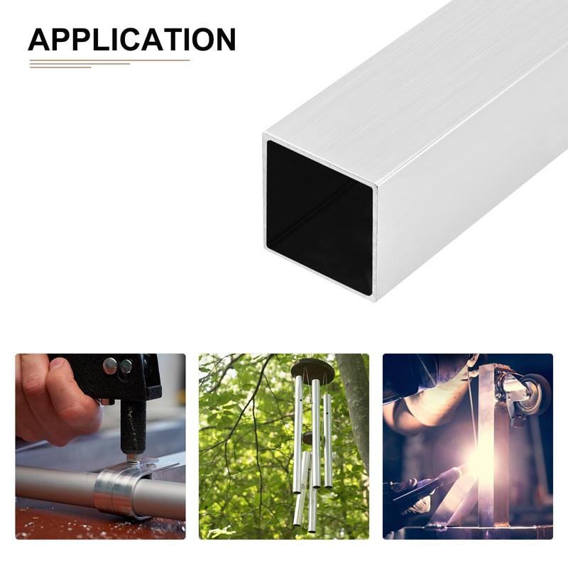 DTGN 20mmx20mmx1.2mmx300mm(Width x Wall Thickness x Length) Square Pipe -