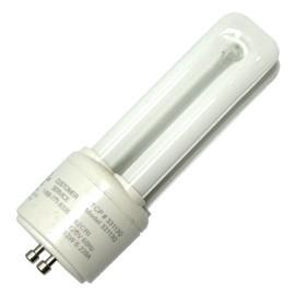 TCP 33113Q30K Fluorescent PL Quad Tube - 60 Watt Equivalent (only 13w Used) Warm White (3000K) 750 Lumens - GU24 Base