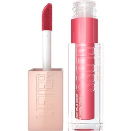 Maybelline New York Lifter Gloss Lip Gloss Makeup With Hyaluronic Acid, Hydrating, High Shine, Hydrated Lips, Fuller-looking Lips, Heat, 0.18 Fl Oz