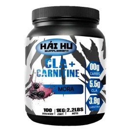 CLA  Carnitina en Polvo Hái Hu Sabor Mora 1kg Suplemento Deportivo                                                                                    