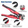 TOPEX 260-Piece Wire Stripper Self-Adjustable Crimper Plier Set Terminals Wire