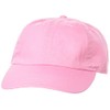 New Hattan 1400 Washed Baseball Cap, light pink