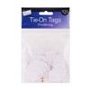 Just stationery 25 x 39 mm Pre Strung Tag (Pack