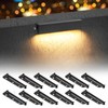 Kwinmyso 12-Packs 3W 7inch LED Hardscape Paver Lighting,12V AC/DC Low