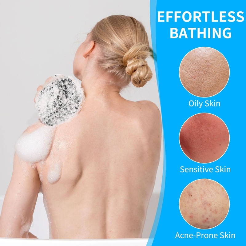 3-Piece Set Japanese Exfoliating Towel, Exfoliating Antibacterial Shower Towel, Japanese