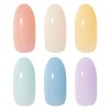 PREANFA PREGEL Muse Sweet Macaron Series, Set of 6 Colors,