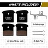 epic Disc Brake Pads with Cooling Fins | Fits J02A,