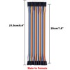 120pcs Multicolored Dupont Wire 40pin Male to Female, 40pin Male