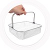 MAGICLULU Stainless Steel Square Air Fryer Basket Replacement Metal Mesh
