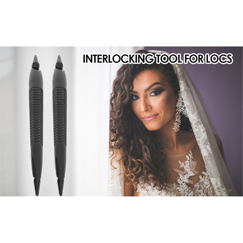 4Pcs Dreadlock Crochet Hook Double Ended Ergonomic Handle Anti Slip