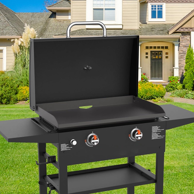 Upgrade Hinged Lid for Blackstone 1517 28 Inch Omnivore Griddle