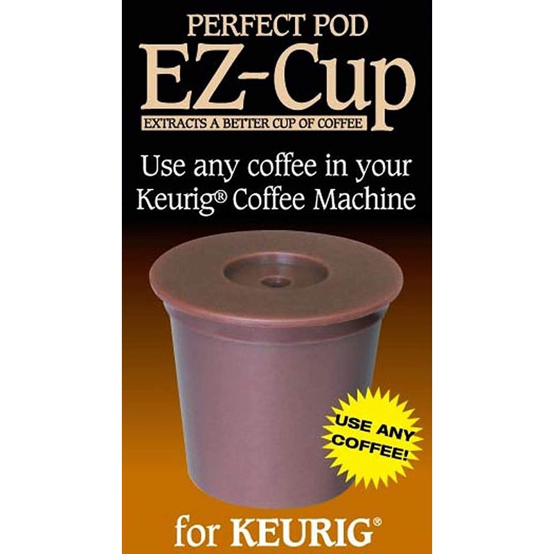Perfect Pod EZ-Cup for Keurig 1.0 Brewers, 1-Stream Reusable K-Cup