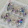 AB Full Stone Gra Handmade Nail Tip Pedi Tip -
