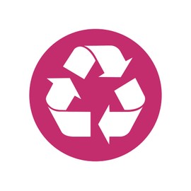Recycling Symbol Cicle Recycle Waterproof Vinyl Sticker