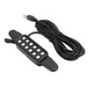 Acoustic Guitar Electric Transducer Soundhole Pickup Preamplifier Punching Free Accessories