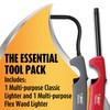 BIC Multi-Purpose Classic Edition Lighter & Flex Wand Lighter, 2-Pack