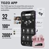 TOZO Upgraded Hybrid Active Noise Cancelling Wireless Earbuds 6 Mics