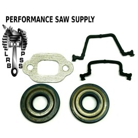 PERFORMANCE SAW SUPPLY NEW GASKET & SEAL KIT FITS HUSQVARNA 455, 455 RANCHER, 455 RANCHER II, 455E, 460