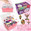 LINAYE 2500+PCS Arts and Crafts Supplies for Kids, DIY Craft
