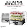 Magic Mill Food Dehydrator Machine | 5 Stackable Stainless Steel