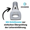 Cembre A1-M6 Tube Cable Lug 4-6 mm² M6 Uninsulated Tin-Plated