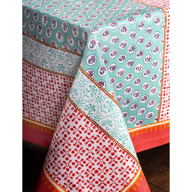 Maison d' Hermine Tablecloth 100% Cotton 140cmx180cm Washable Square Table