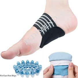PEDIMEND Comprehensive Plantar Fasciitis Relief Pack - 2X Plantar Support Socks - 2X Plantar Arc Supports - 1x Plantar Arc Massager - Arch Support, Heel Protectors (5 Pieces Kit)