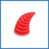 VekAuto 2pcs Threaded Car Motorcycle Helmet Bull Horn Style Decoration